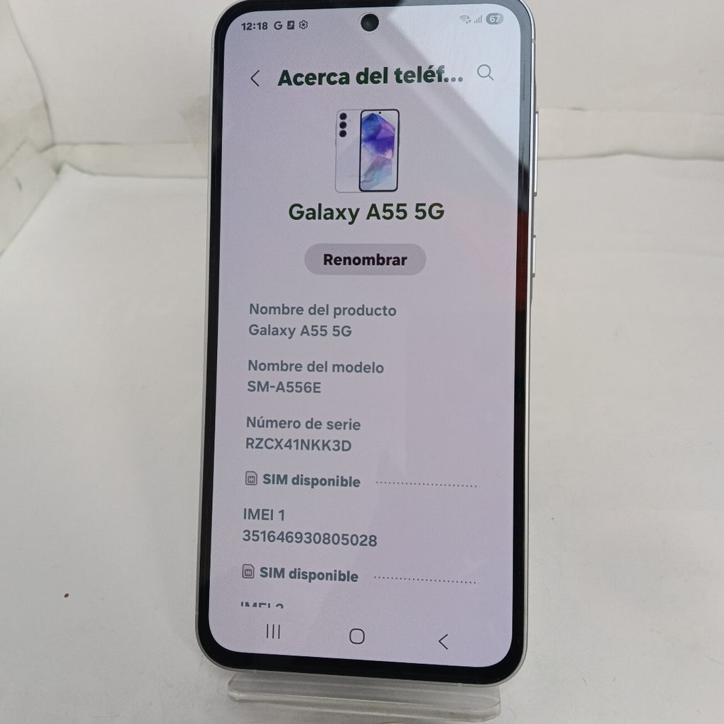 CELULAR SAMSUNG GALAXY A55 5G SM-A556E (2024) 256 GB 8 GB RAM (SEMINUEVO)