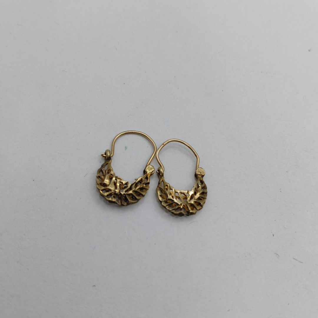ARETES PAR ORO 10 K 1,10 GRMS (SEMINUEVO)