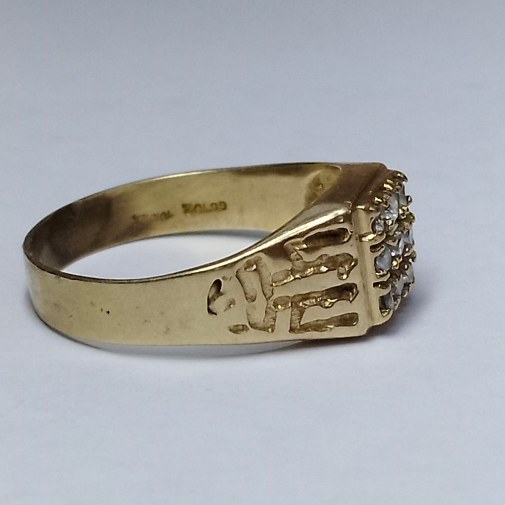 ANILLO ORO 10 K 3,90 GRMS (SEMINUEVO)