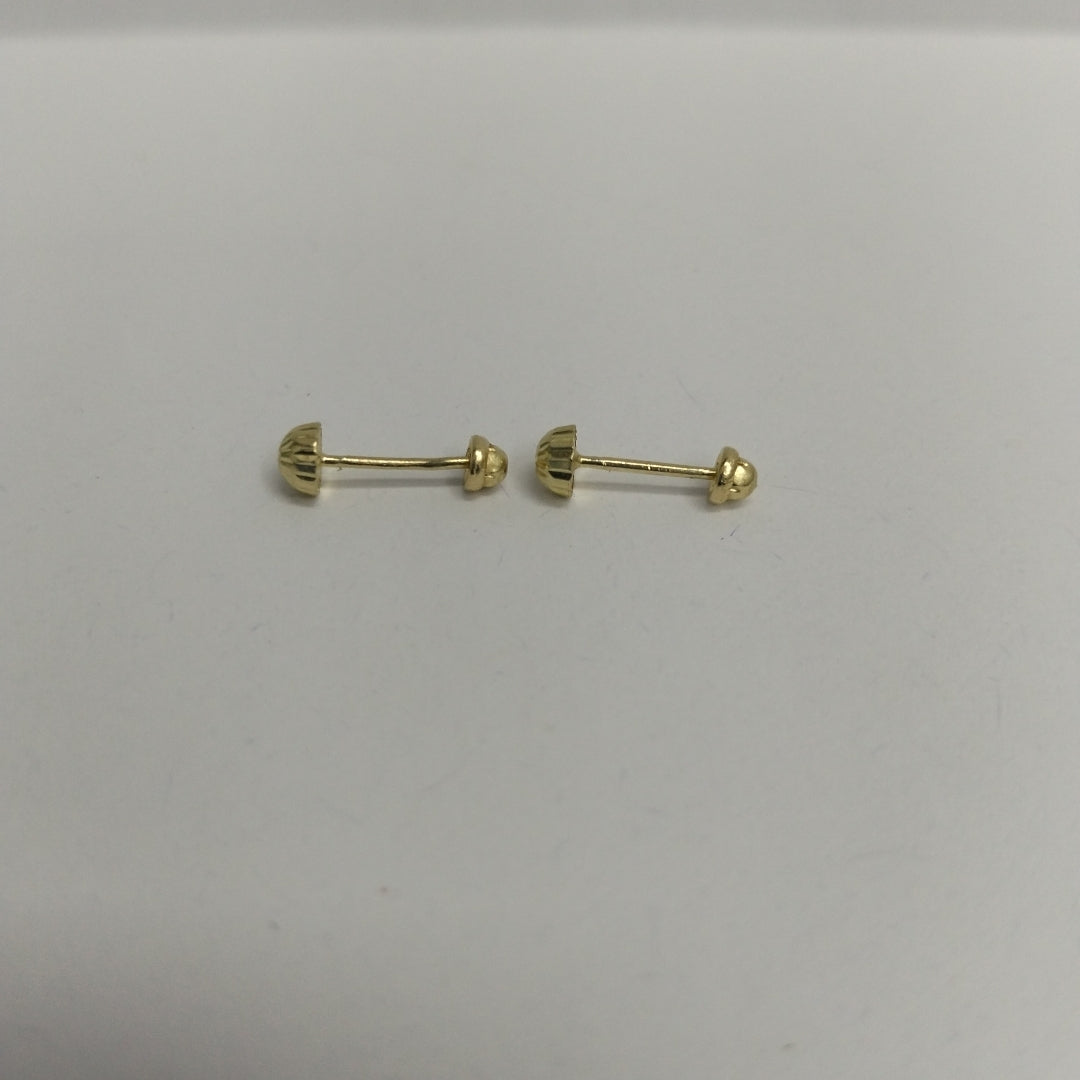BROQUELES ORO 14K 1 (NUEVO)