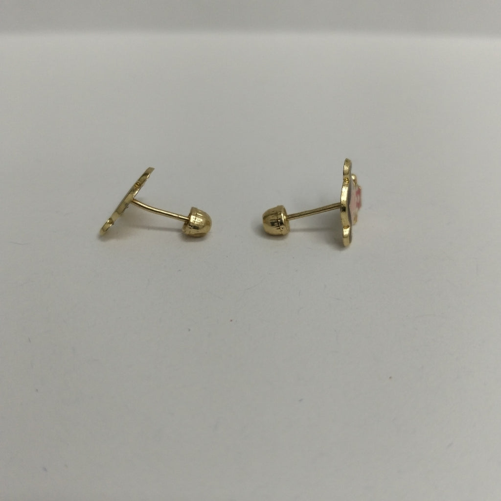 BROQUELES ORO 14K 1 (NUEVO)