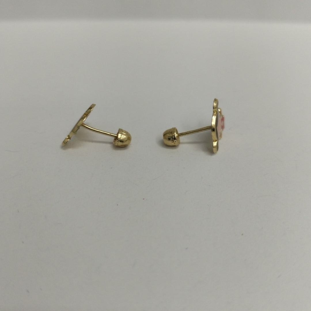 BROQUELES ORO 14K 1 (NUEVO)