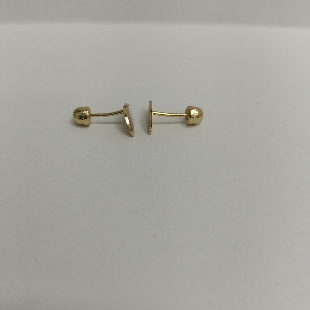 BROQUELES ORO 14K 1 (NUEVO)