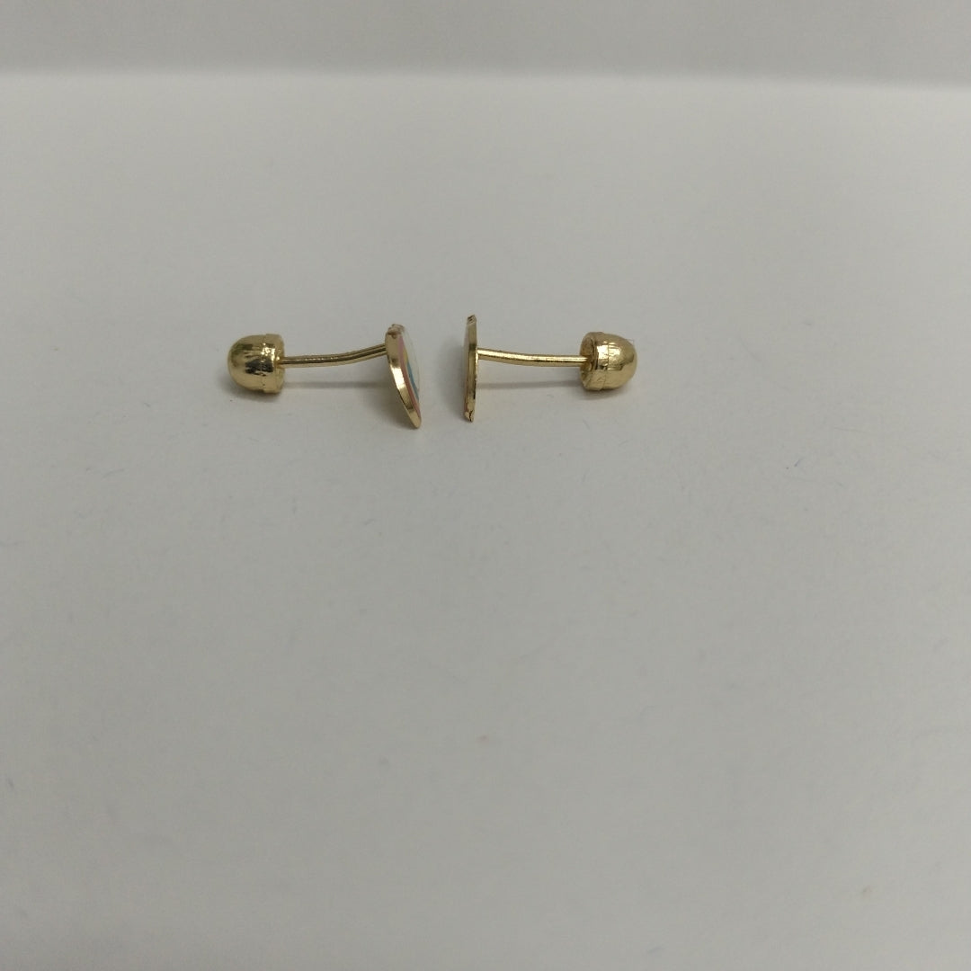 BROQUELES ORO 14K 1 (NUEVO)