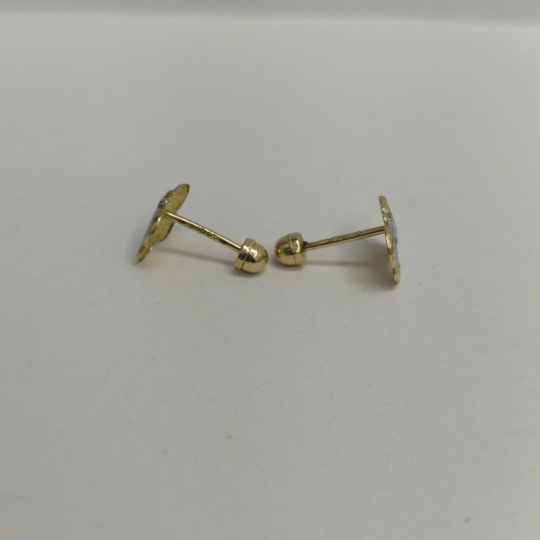 BROQUELES ORO 10K 1 (NUEVO)