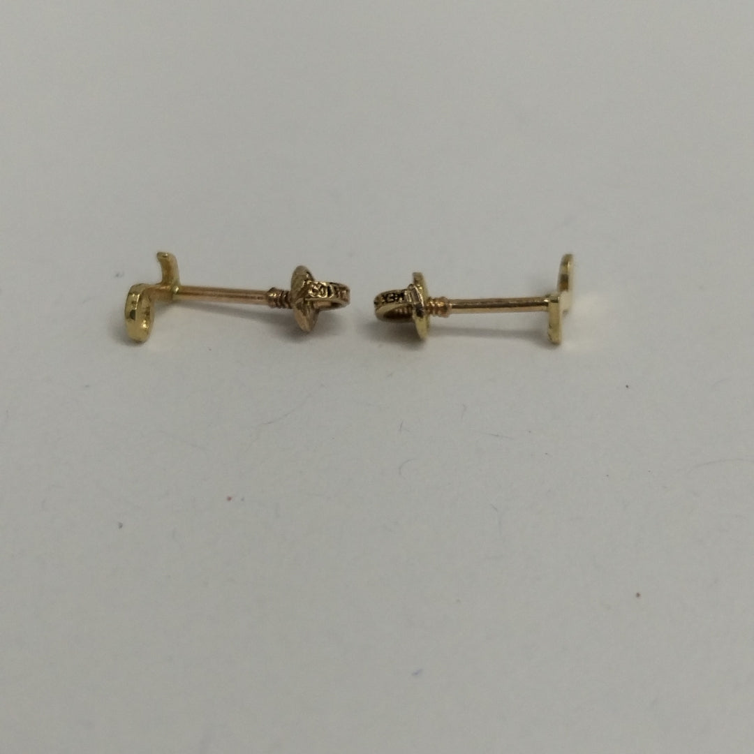 BROQUELES ORO 14K 1 (NUEVO)