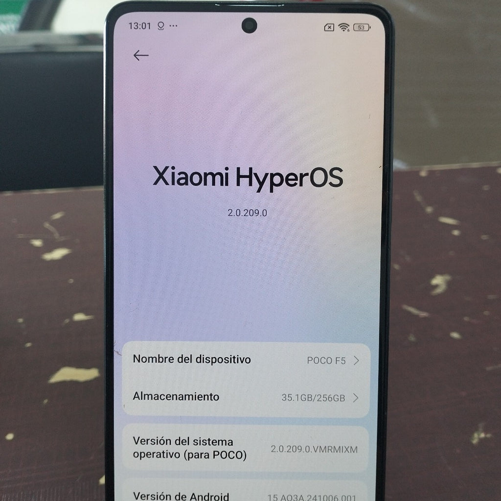 CELULAR XIAOMI POCO F5 23049PCD8G (2023) 256 GB 12 GB RAM (SEMINUEVO)