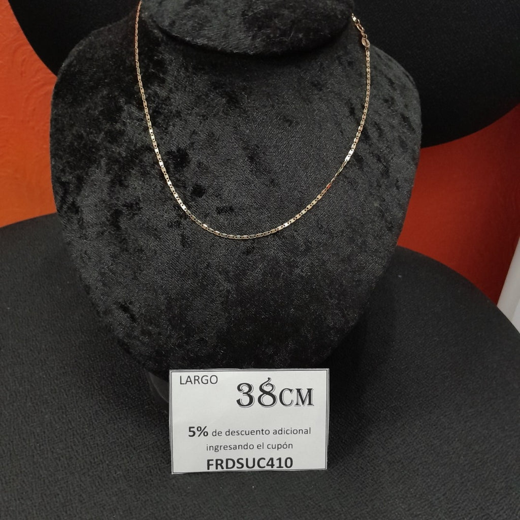 CADENA. ORO. 10 K 1.4 GRMS (SEMINUEVO)