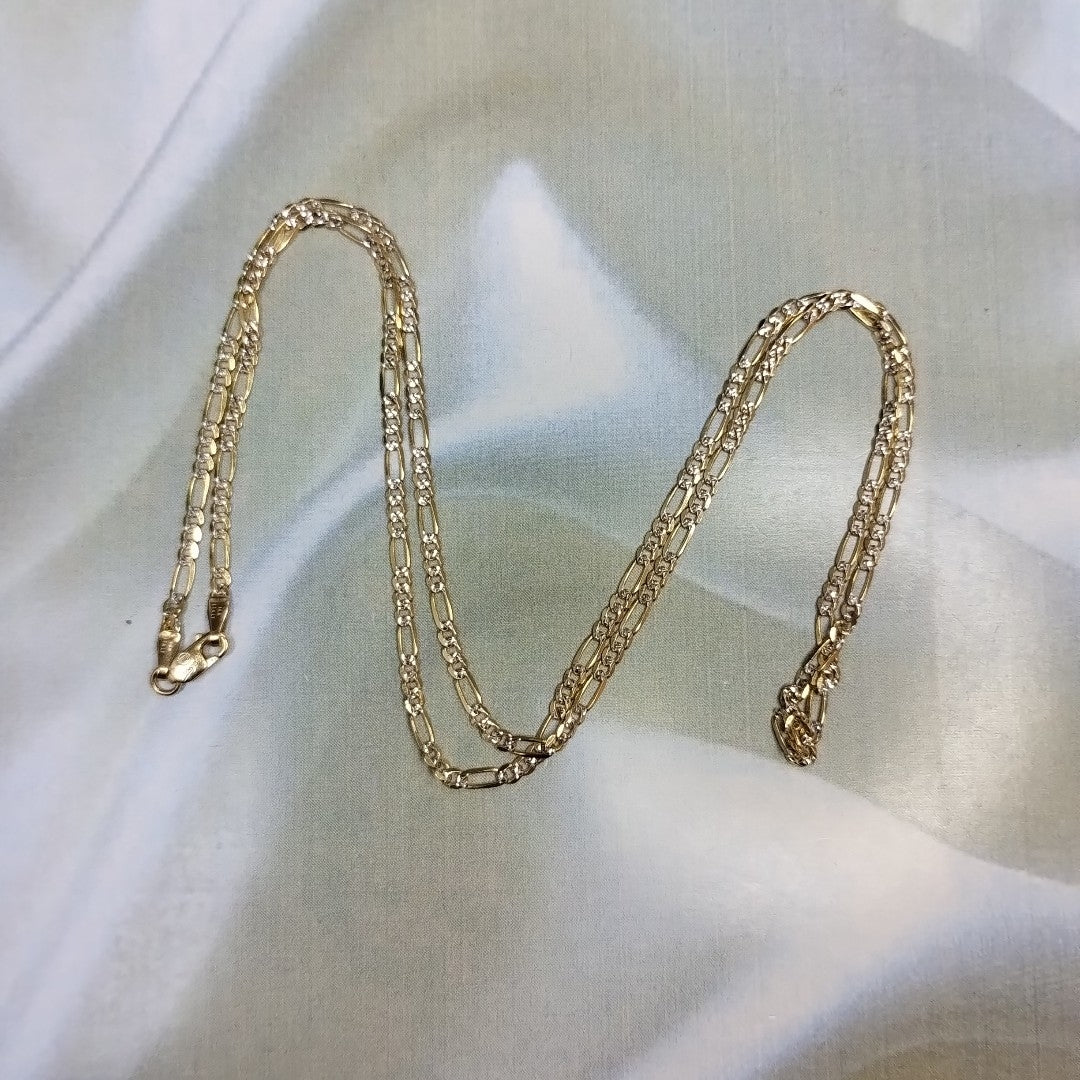 CADENAS CARTIER 3 1 DIAMANTADA ORO 14K 5.1 (NUEVO)