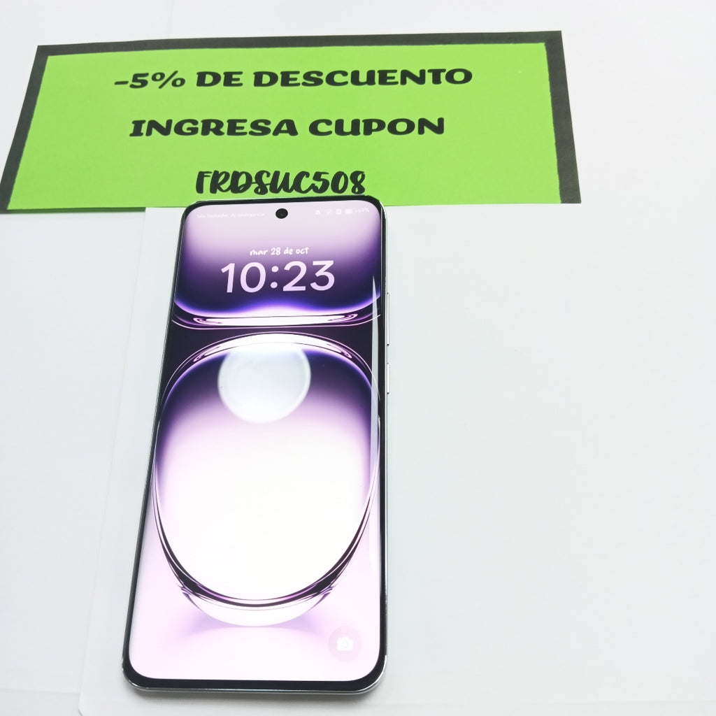 CELULAR OPPO   RENO12 5G CPH2625 (2024) 512 GB 12 GB RAM (SEMINUEVO)