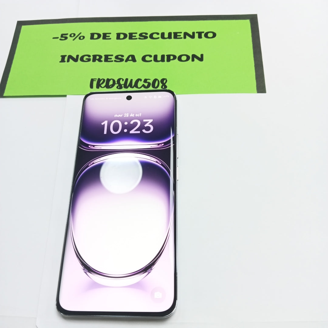 CELULAR OPPO   RENO12 5G CPH2625 (2024) 512 GB 12 GB RAM (SEMINUEVO)