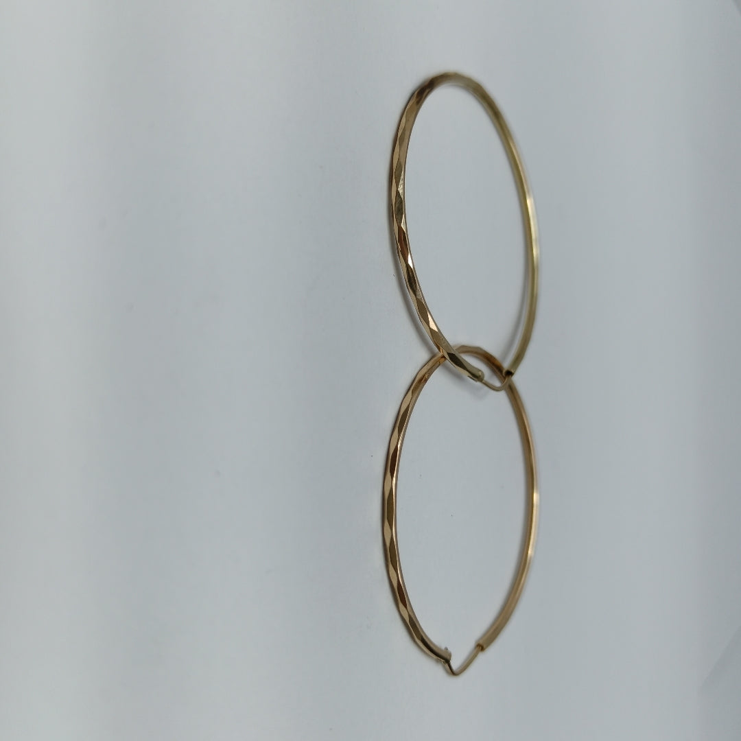 ARRACADAS PAR ORO 14 K 2.7 GRMS (SEMINUEVO)