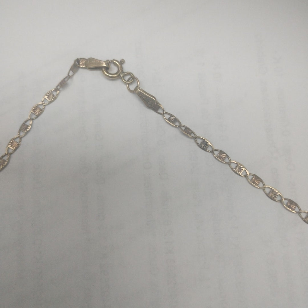 CADENA. ORO COMBINADO. 10 K 2.8 GRMS (SEMINUEVO)