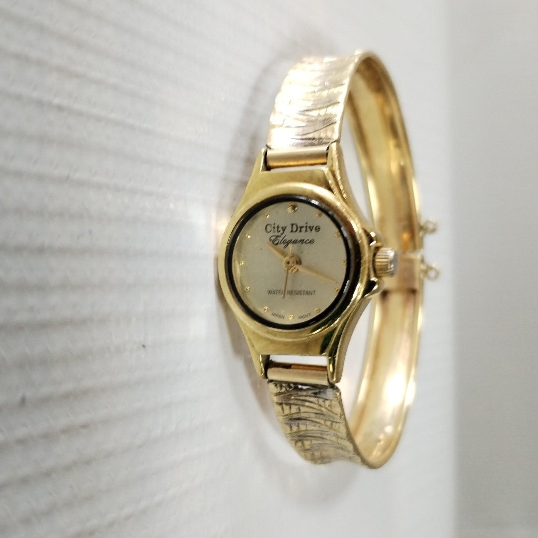 RELOJ CAJA ACERO PULSO ORO. ORO. 10 K 18.5 GRMS (SEMINUEVO)