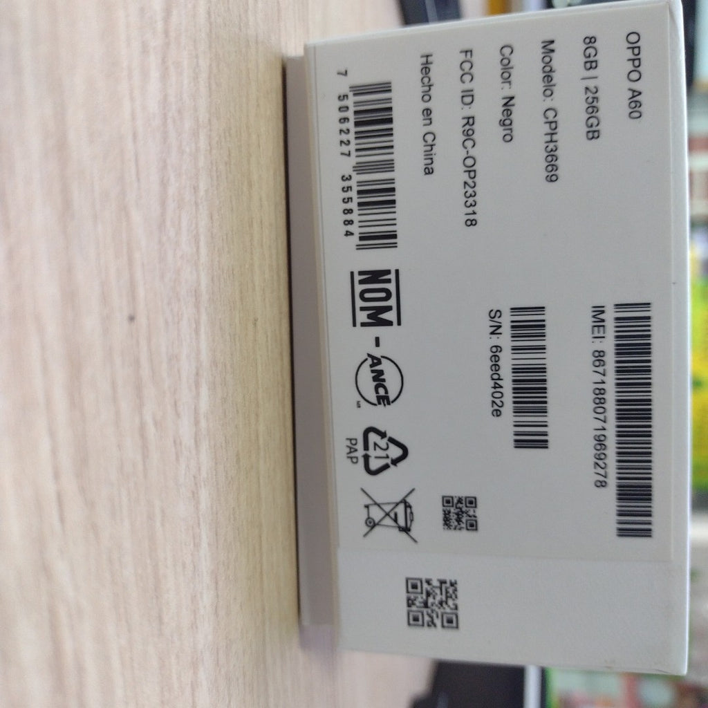 CELULAR OPPO  A60 CPH3669 256 GB 8 GB RAM (SEMINUEVO)