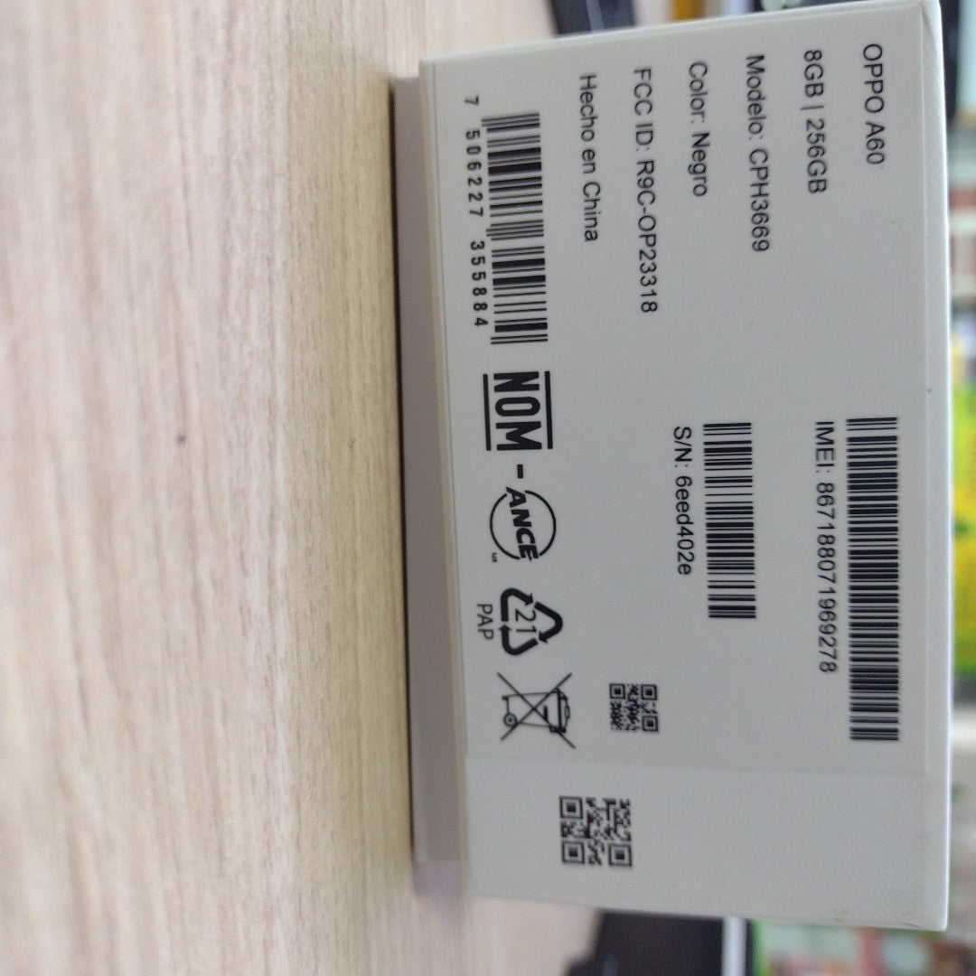 CELULAR OPPO  A60 CPH3669 256 GB 8 GB RAM (SEMINUEVO)