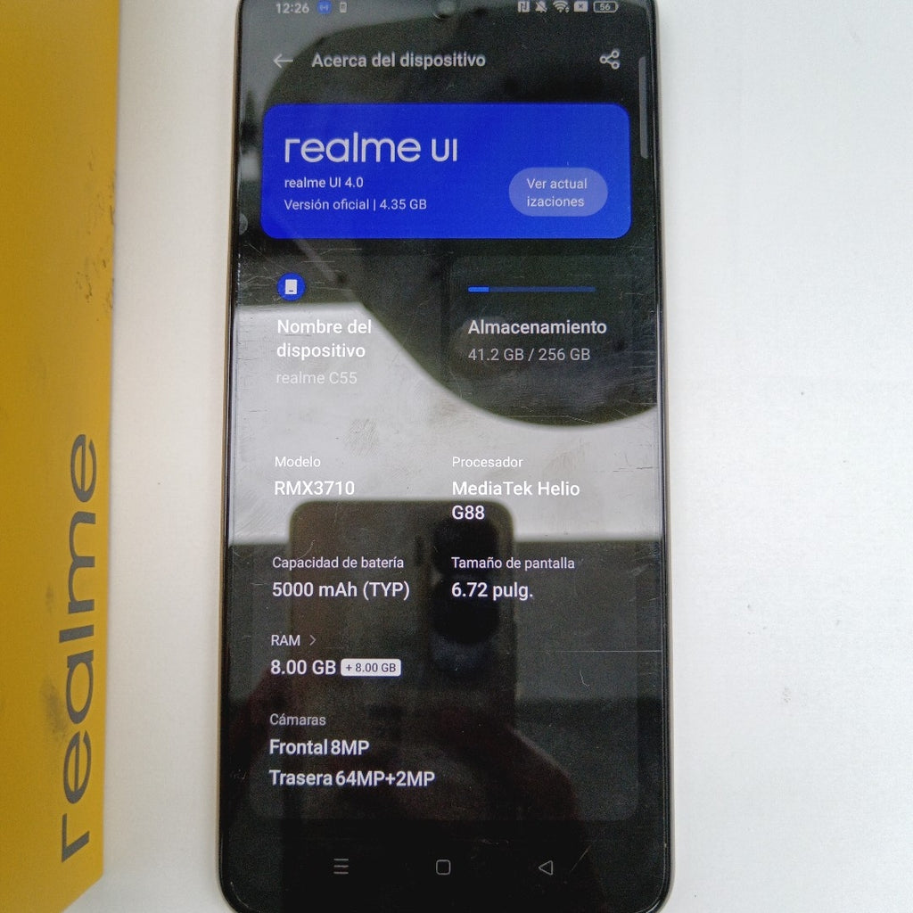 CELULAR REALME C55 RMX3710 (2023) 256 GB 8 GB RAM (SEMINUEVO)