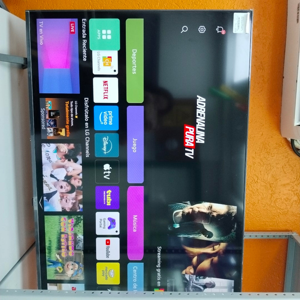 PANTALLA LG 55UR7800PSB (2024) 55" LED 4K (SEMINUEVO)