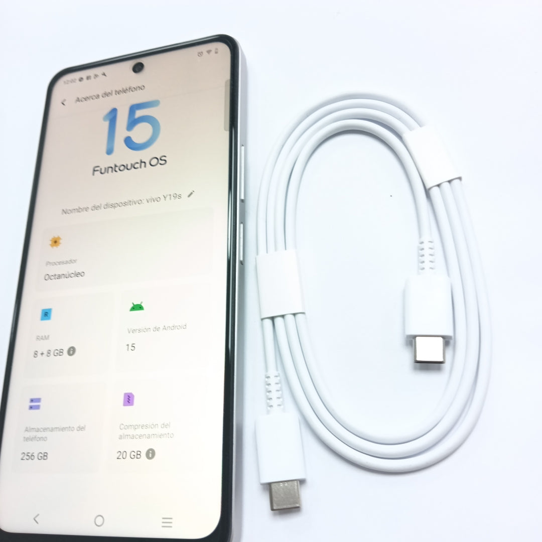 CELULAR VIVO Y19S V2419 (2024) 256 GB 8 GB RAM (SEMINUEVO)