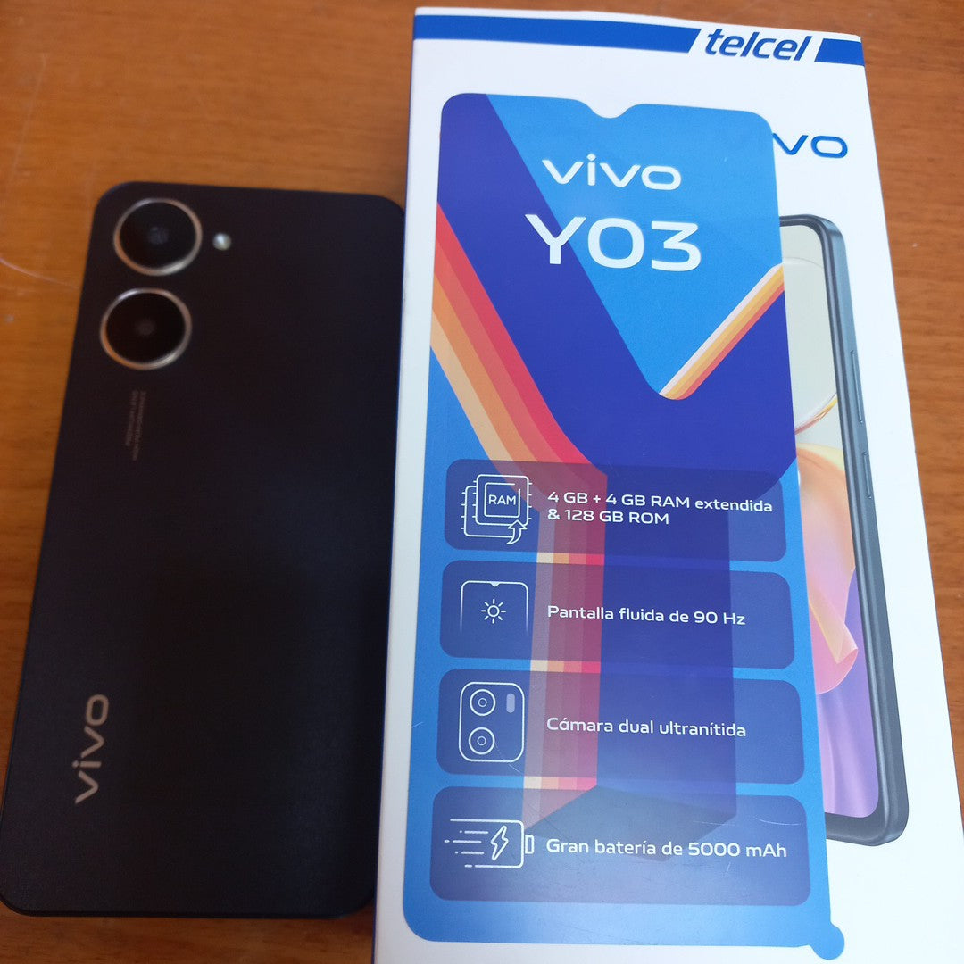 CELULAR VIVO Y03 V2332 (2024) 128 GB 4 GB RAM (SEMINUEVO)