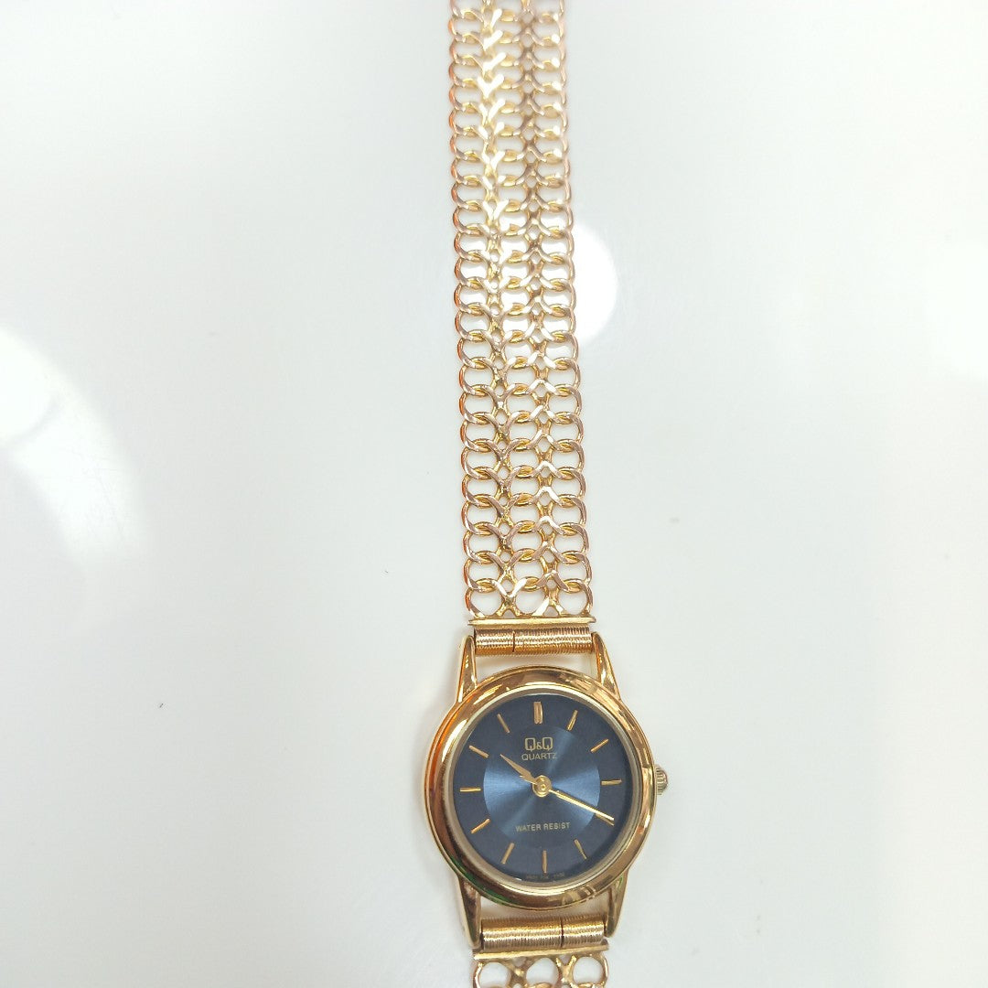 RELOJ CAJA ACERO PULSO ORO. ORO. 8 K 24.7 GRMS (SEMINUEVO)