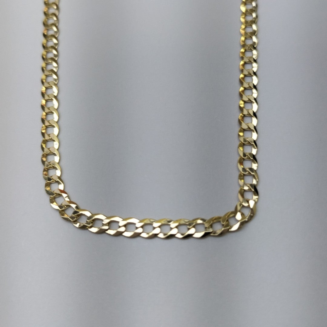 CADENAS BARBADA AMARILLA ORO 14K 7.1 (NUEVO)