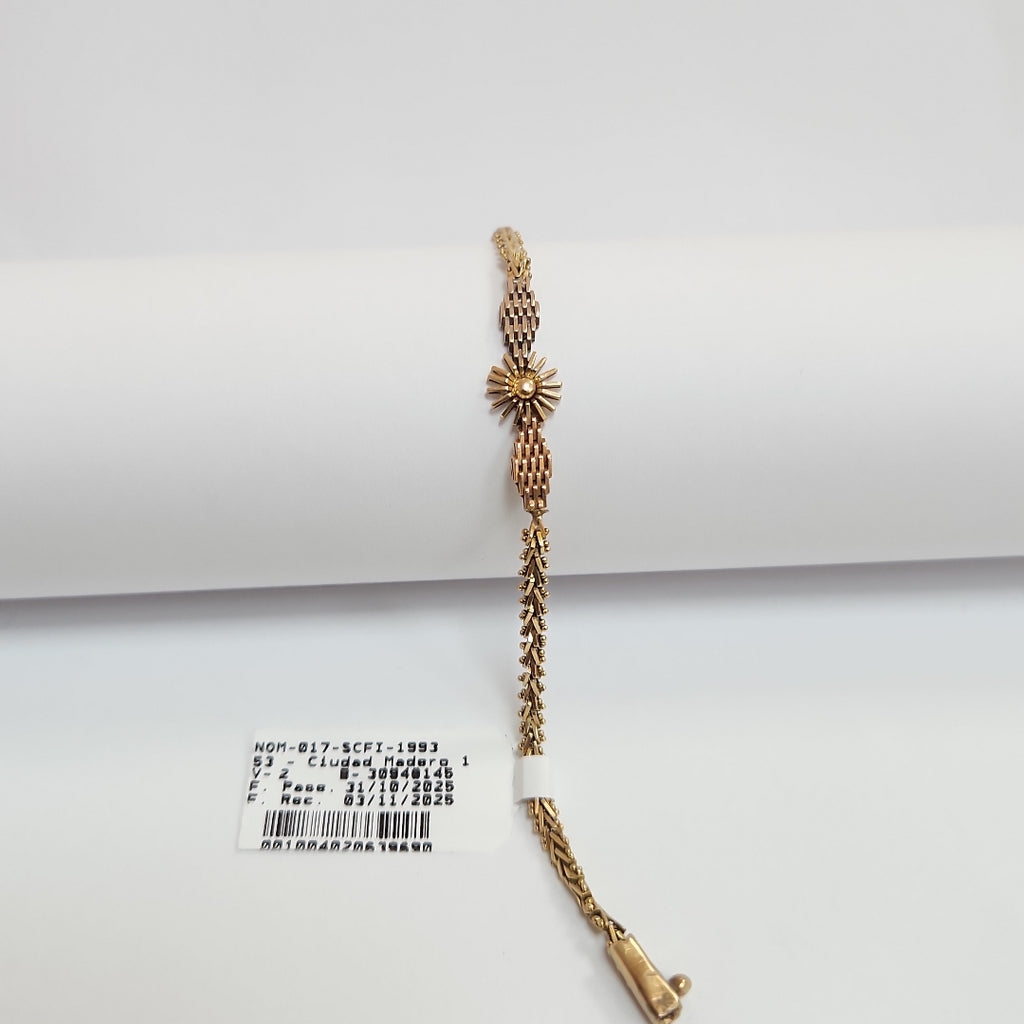 PULSERA. ORO. 14 K 5.7 GRMS (SEMINUEVO)