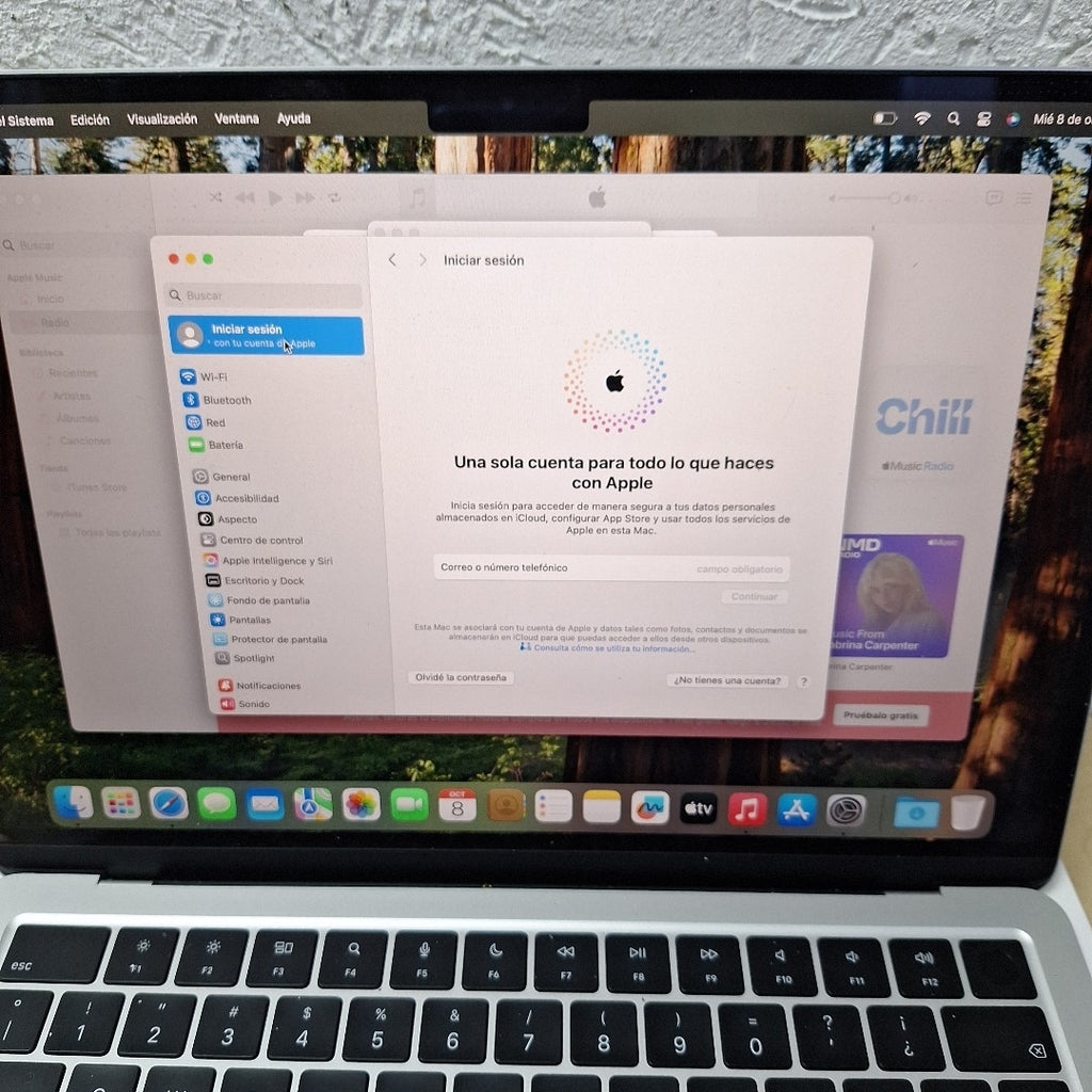 LAPTOP APPLE MACBOOK AIR 13" 2022 3.49 A2681 (8 CPU/8 GPU) 256 GB SSD 8 GB RAM