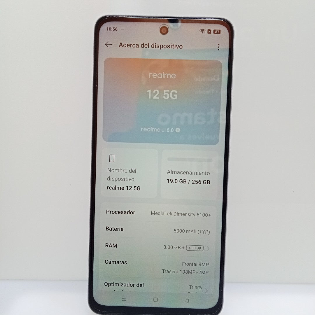 CELULAR REALME REALME 12 5G RMX3999 (2024) 256 GB 8 GB RAM (SEMINUEVO)