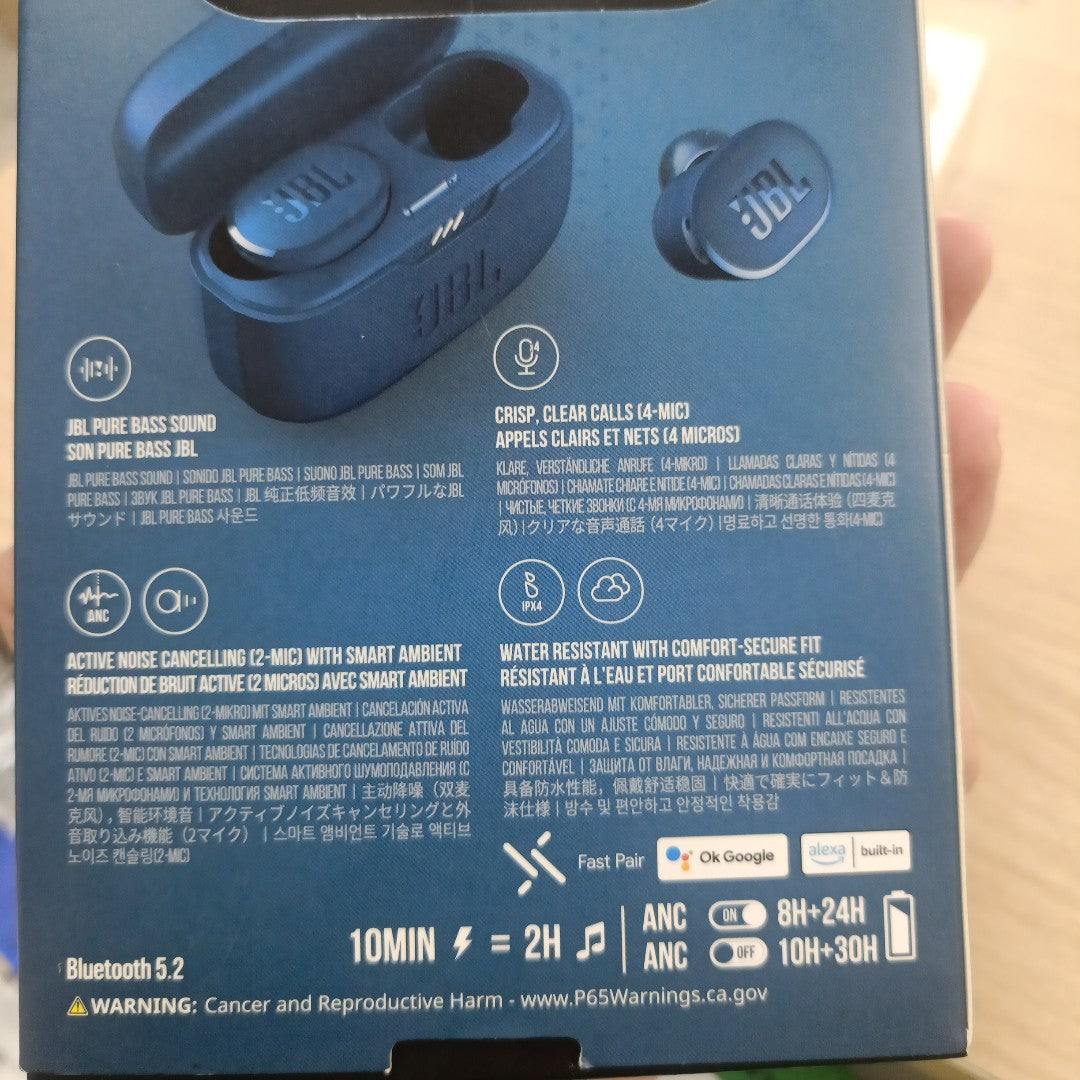 AUDIFONOS JBL TUNE 130NC TWS INALAMBRICO IN EAR (SEMINUEVO)