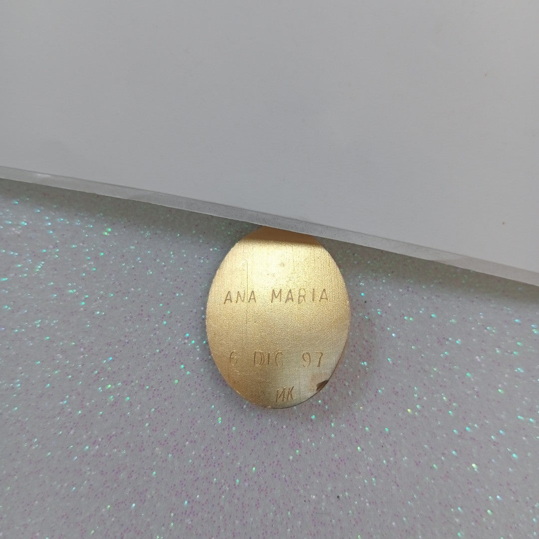 DIJE. ORO. 14 K 2.3 GRMS (SEMINUEVO)