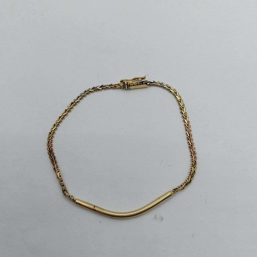 PULSERA. ORO. 14 K 5.6 GRMS (SEMINUEVO)