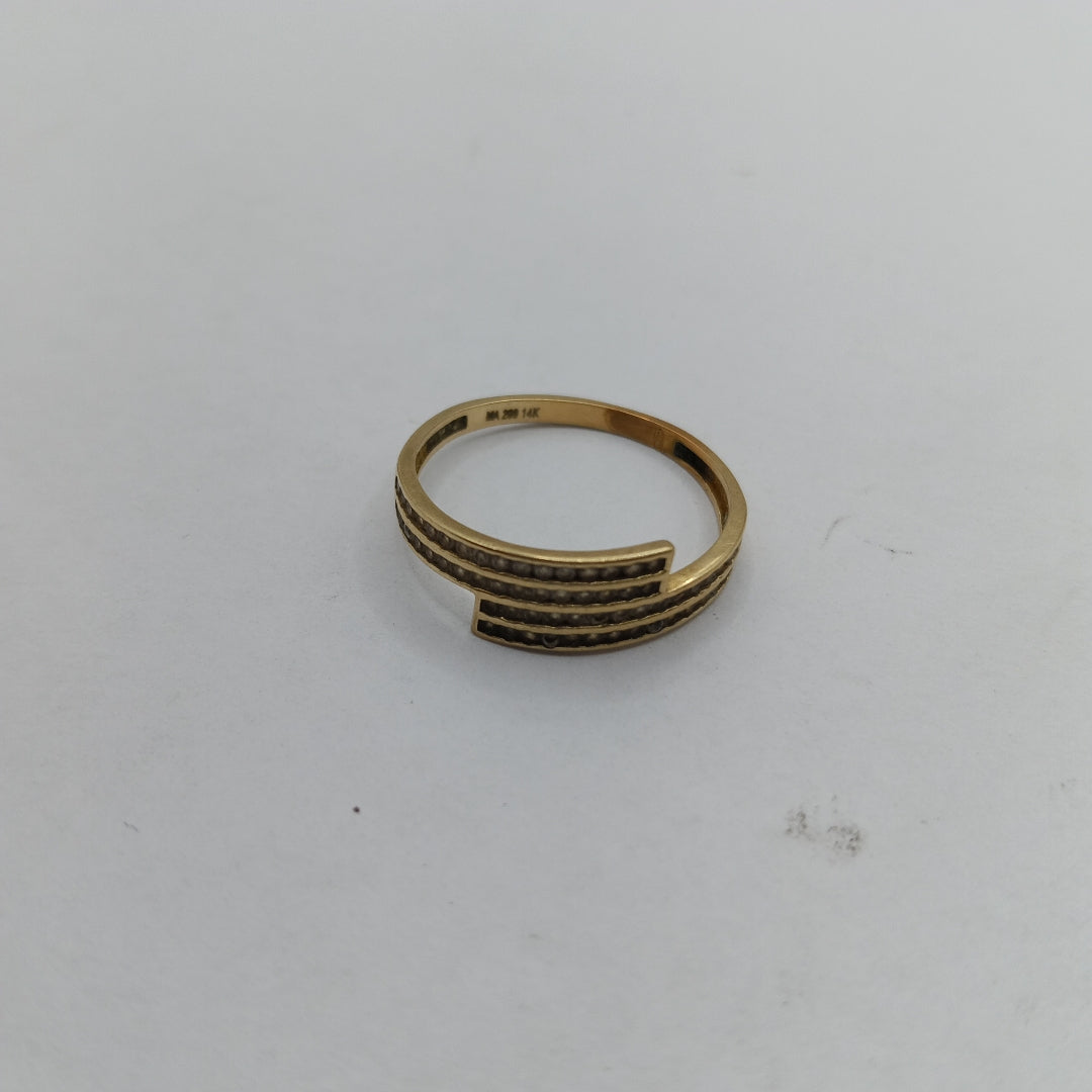 ANILLO. ORO. 14 K 2 GRMS (SEMINUEVO)