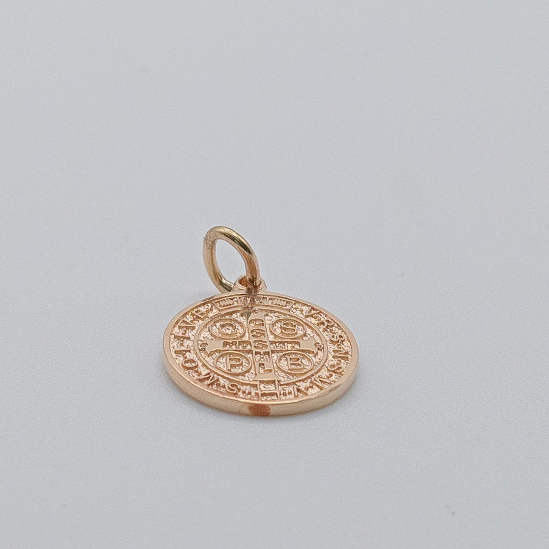 DIJE, MEDALLA RELIGIOSA. ORO. 14 K 2.1 GRMS (SEMINUEVO)