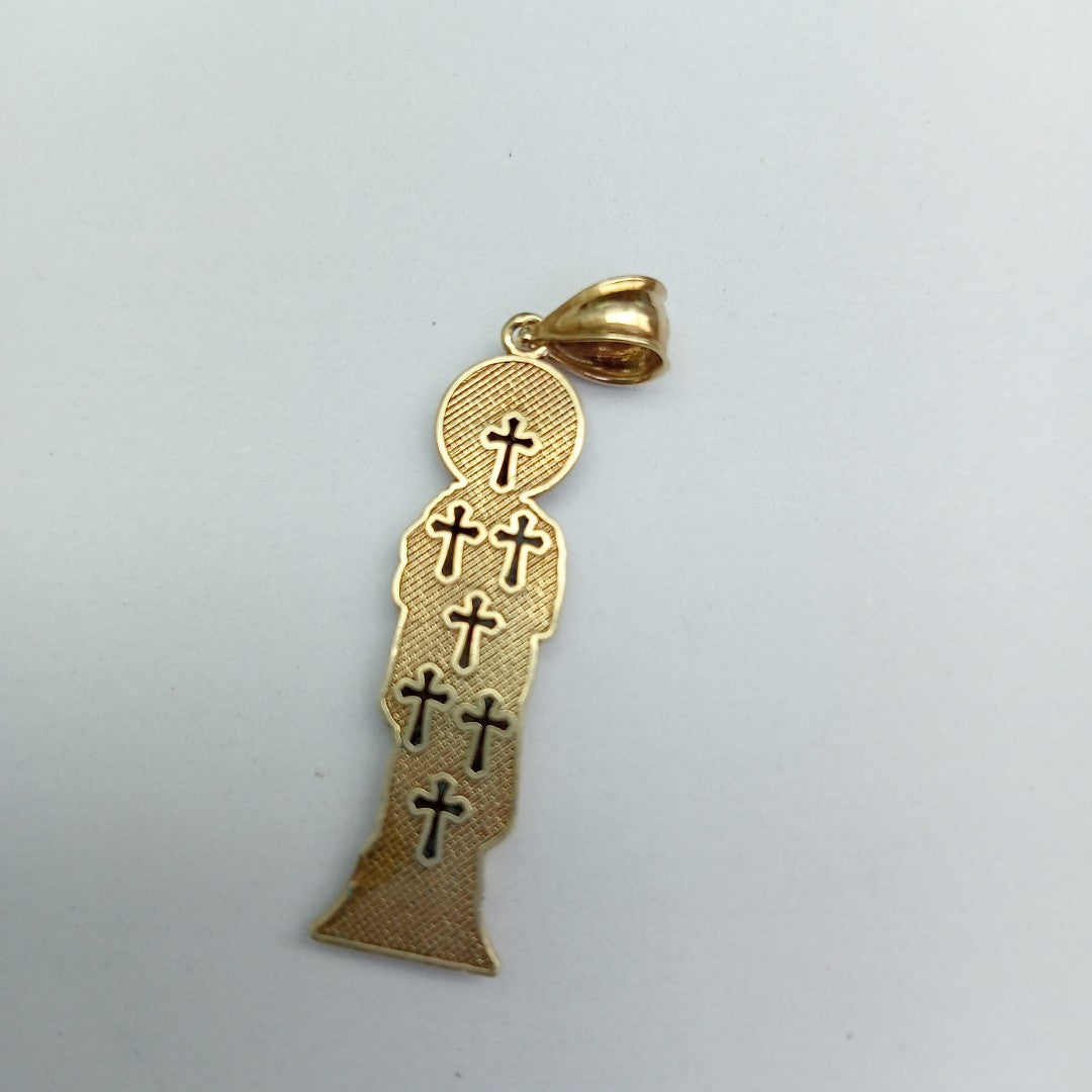 DIJE ORO,RODIADO 14 K 2,10 GRMS (SEMINUEVO)