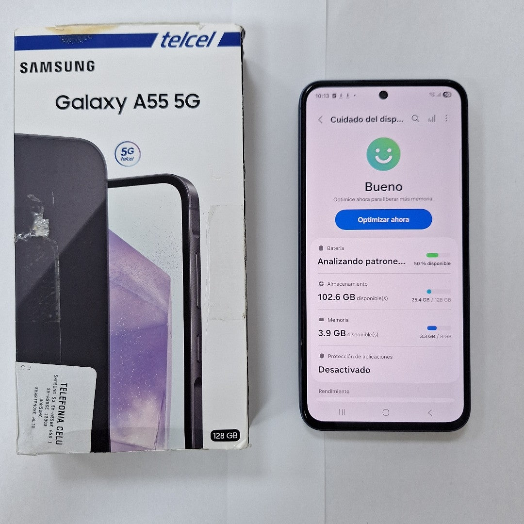 CELULAR SAMSUNG GALAXY A55 5G SM-A556E (2024) 128 GB 8 GB RAM (SEMINUEVO)