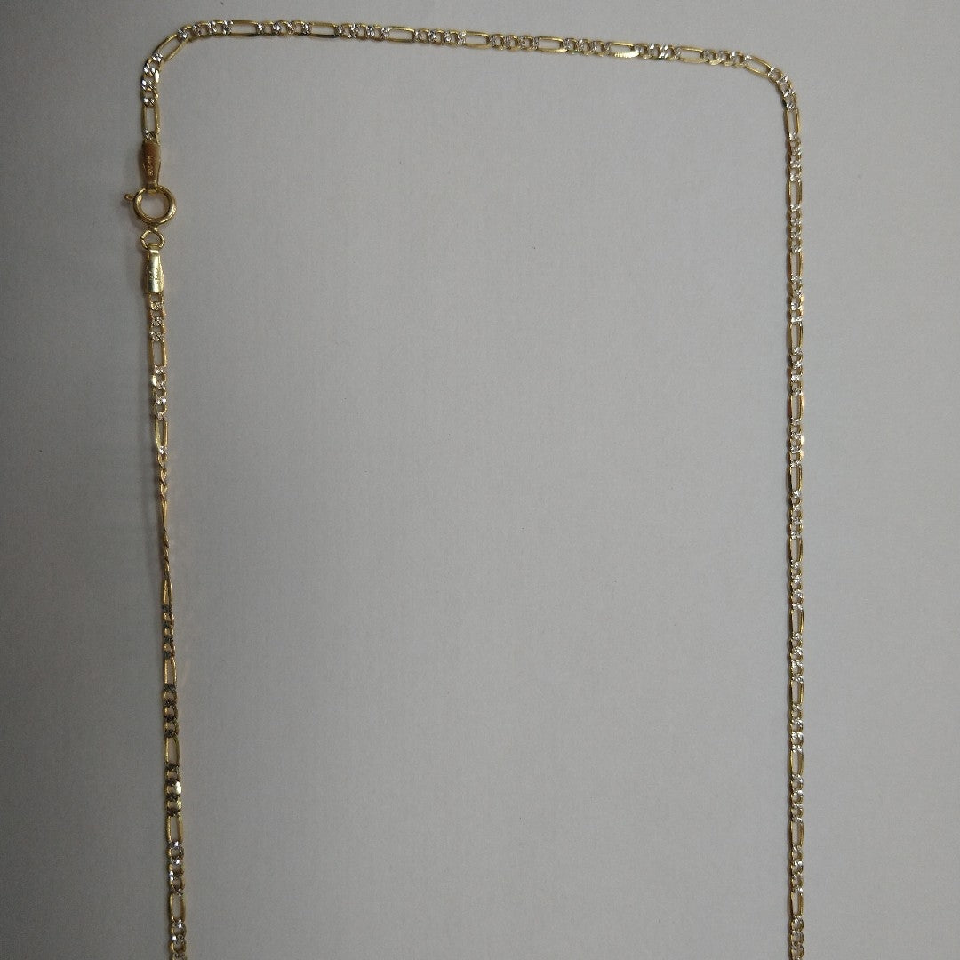 CADENAS CARTIER 3 1 DIAMANTADA ORO 14K 3.3 (NUEVO)