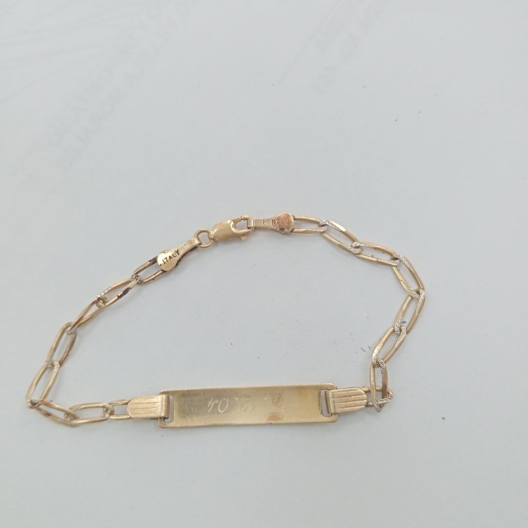 ESCLAVA. ORO. 10 K 2.6 GRMS (SEMINUEVO)