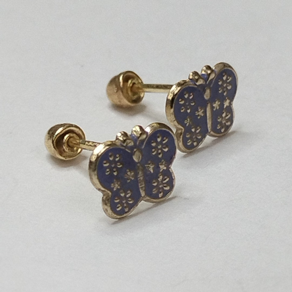 BROQUELES ORO 10K 1 (NUEVO)