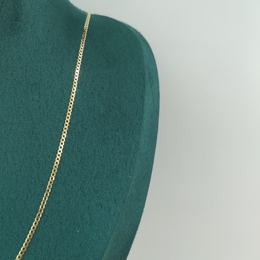 CADENAS BARBADA AMARILLA ORO 10K 2.5 (NUEVO)