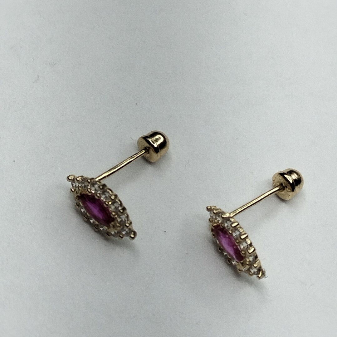 BROQUELES ORO 10K 1 (NUEVO)