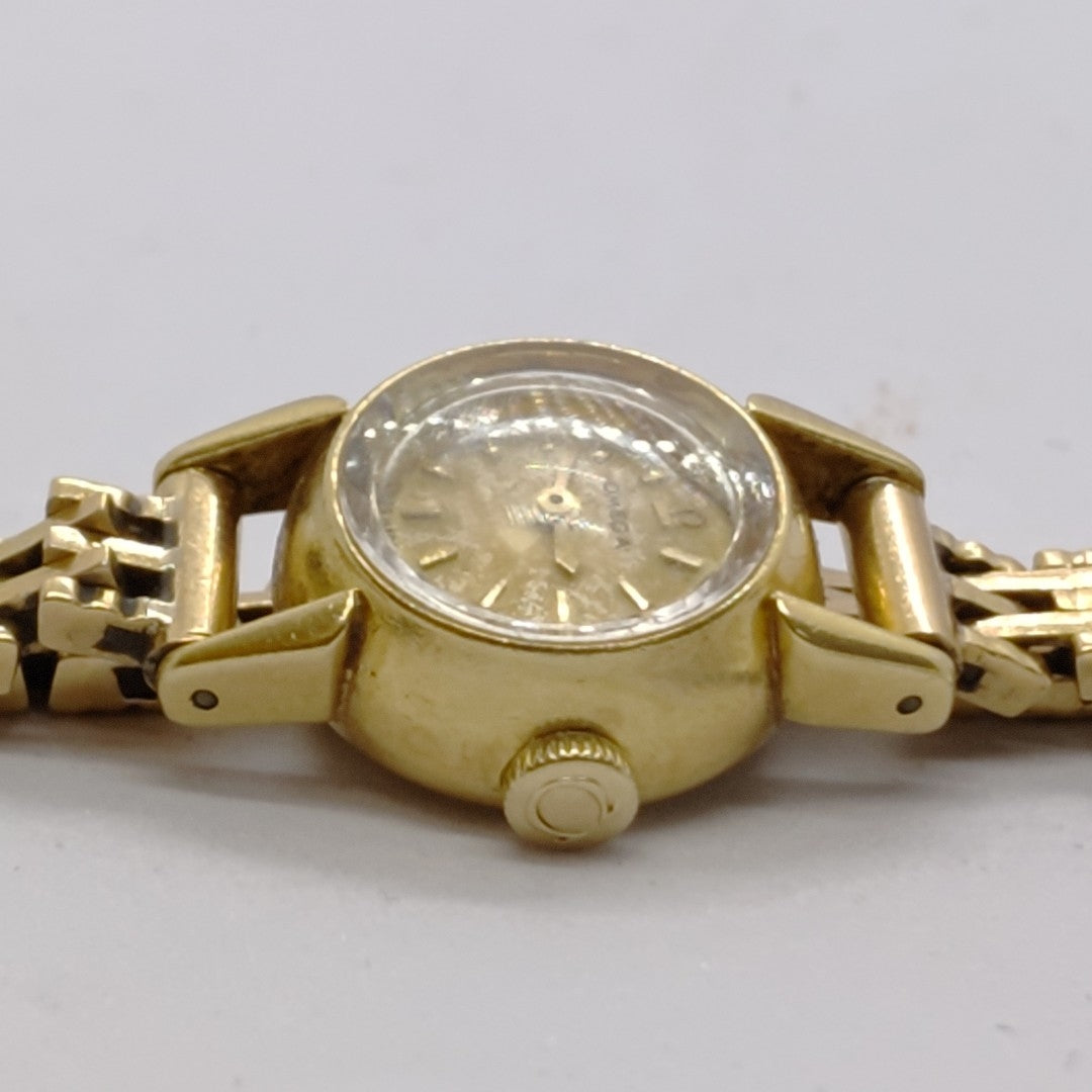 RELOJ CAJA Y PULSO ORO. ORO. 18 K 22 GRMS (SEMINUEVO)