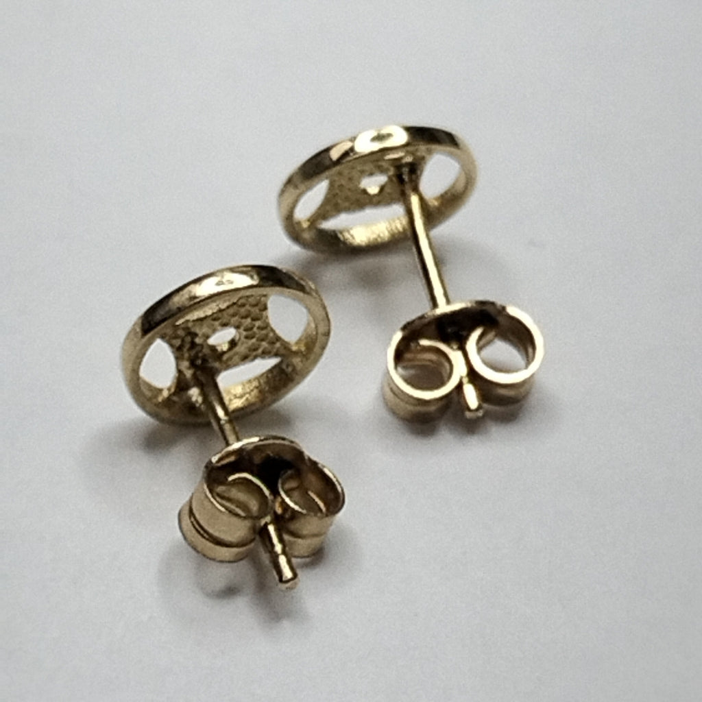 BROQUELES ORO 10K 1 (NUEVO)