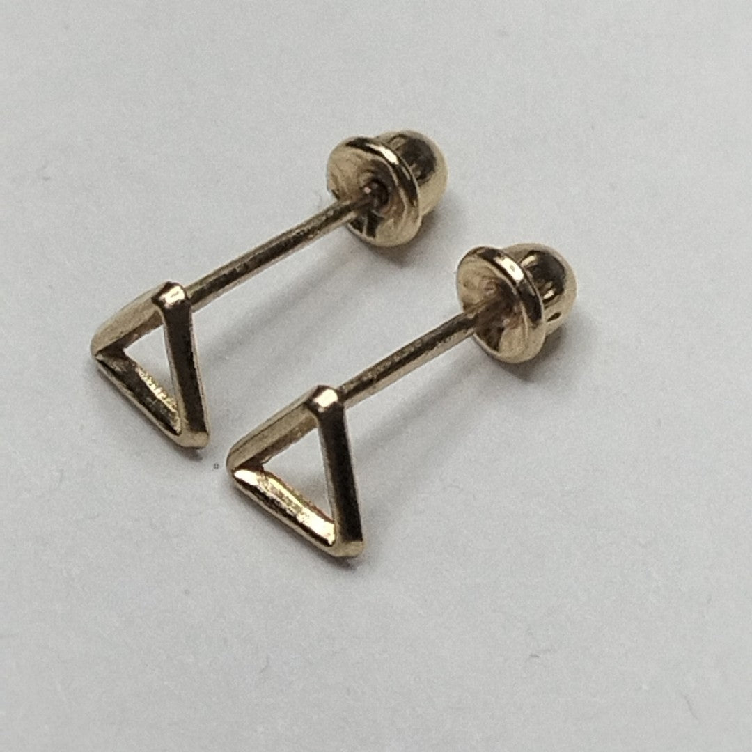 BROQUELES ORO 10K 1 (NUEVO)