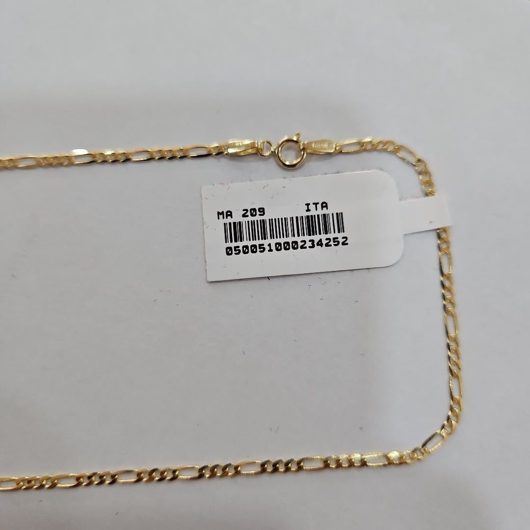 CADENAS CARTIER 3 1 AMARILLA ORO 14K 3.3 (NUEVO)