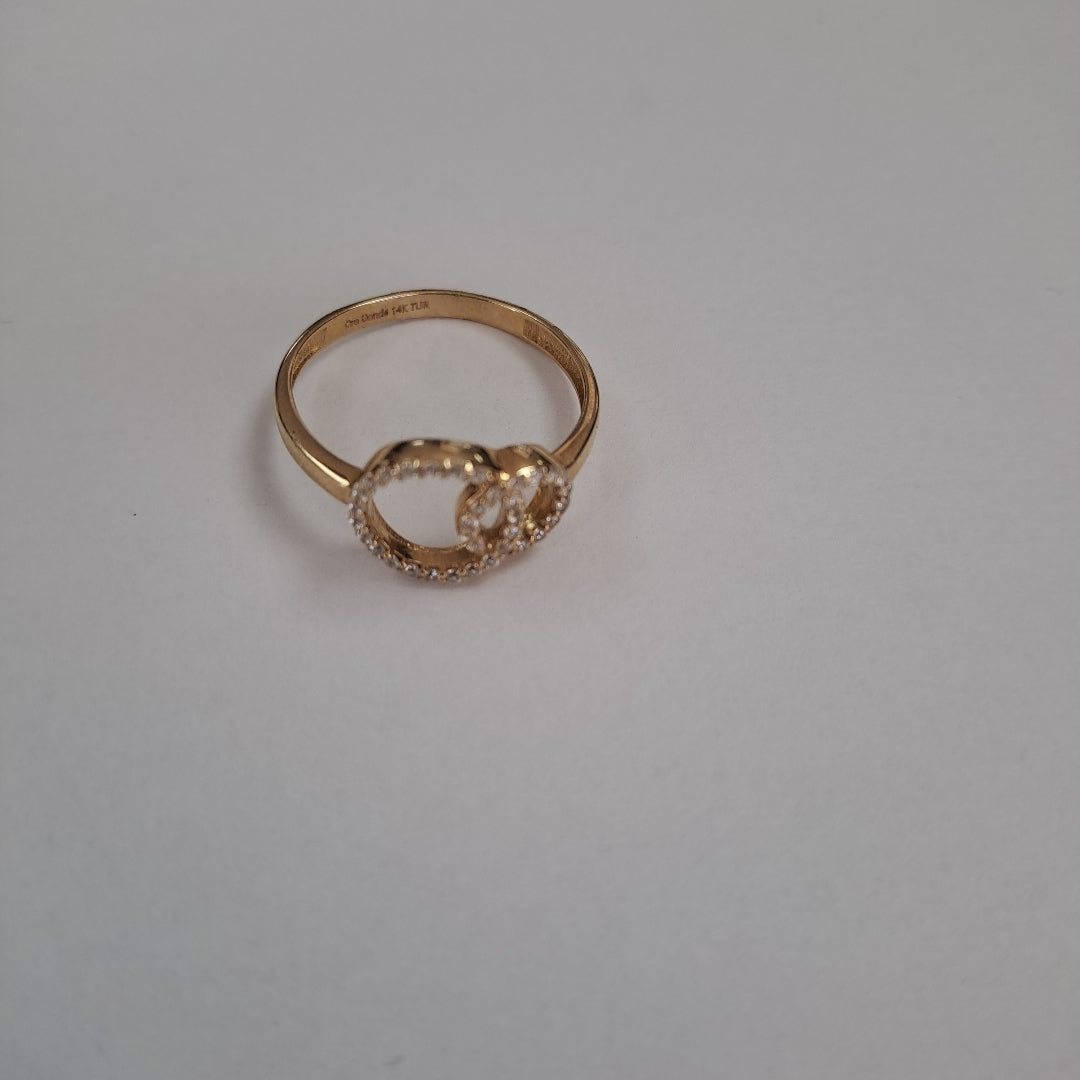 ANILLOS DAMA ORO 14K 2 (NUEVO)