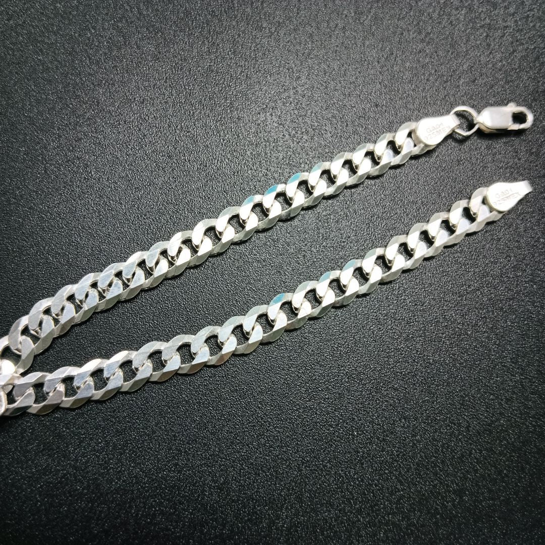 PULSERA BARBADA PLATA .925 10.7G (NUEVO)