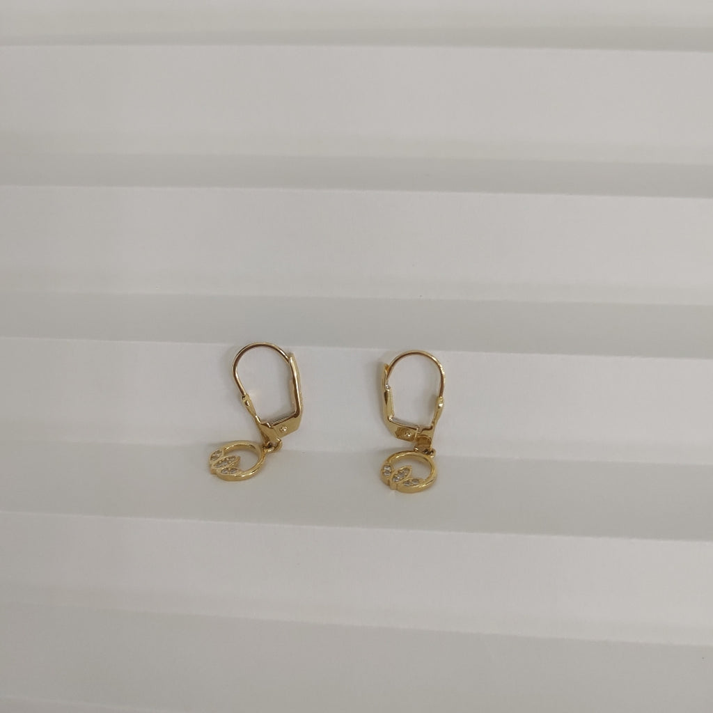 BROQUELES ORO 14K 2 (NUEVO)
