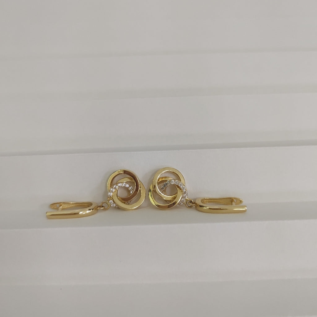 BROQUELES ORO 14K 3.3 (NUEVO)