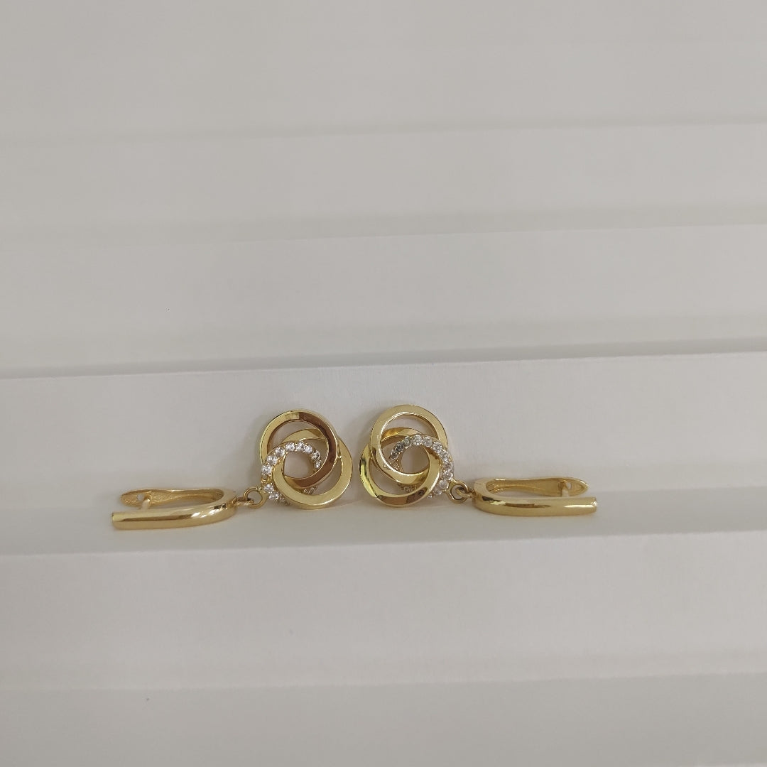 BROQUELES ORO 14K 3.3 (NUEVO)